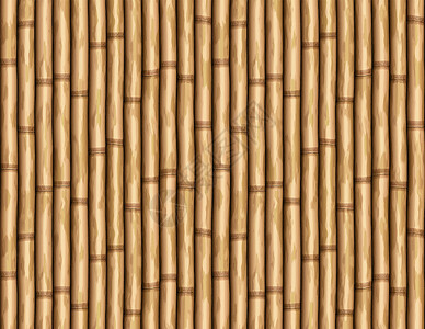 竹墙插图桌面艺术木头障碍窗帘绘画作品墙纸插画