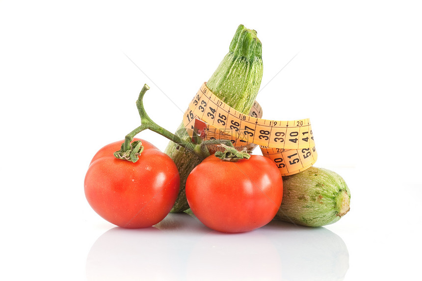 椰菜和西红番茄图片