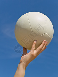 排球游戏活动蓝色白色运动闲暇手球服务竞赛背景图片