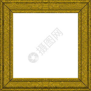 颁奖图片或照片框雕刻牌匾金属金子黄铜中心证书装饰白色框架背景图片