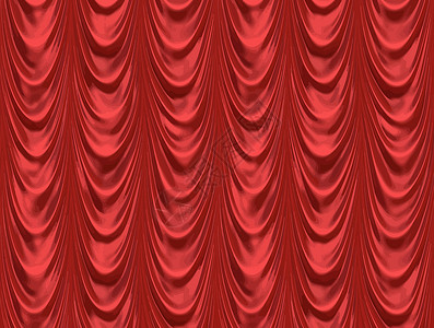 红幕娱乐圈红色绘画织物艺术插图展示电影窗帘桌面插画