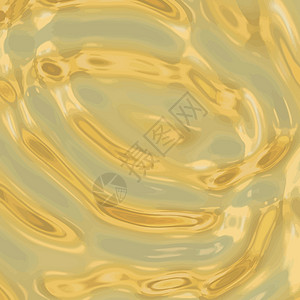 熔金流鼻涕液体金属金子插图波浪波纹背景图片