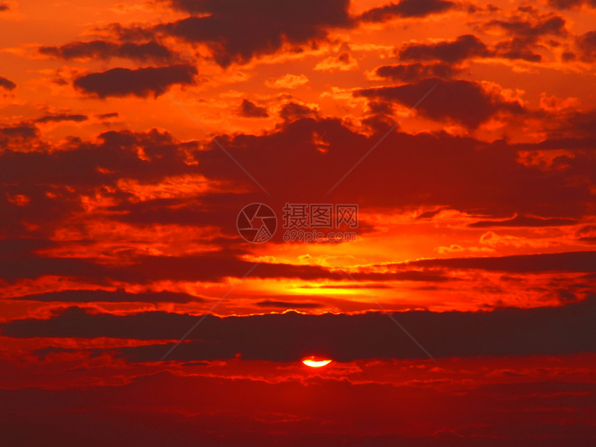 弗吉尼亚断裂日出精神蓝色射线反射天空海岸太阳橙子假期阳光图片