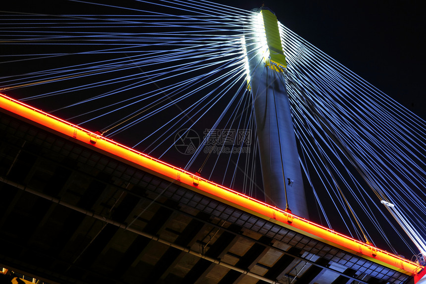 夜里香港桥 廷九桥图片