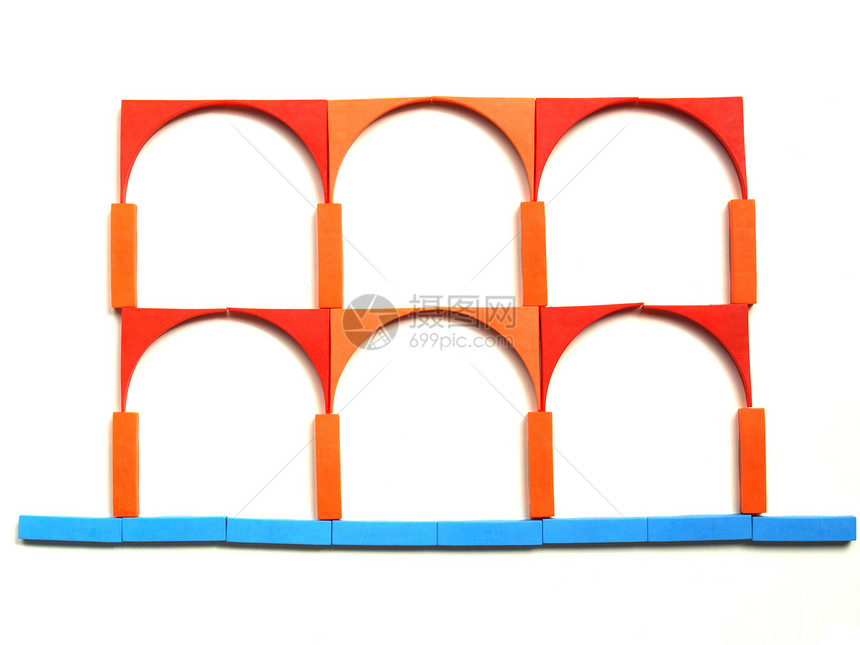相图建筑拱门游戏拱廊塑料玩具建筑学图片