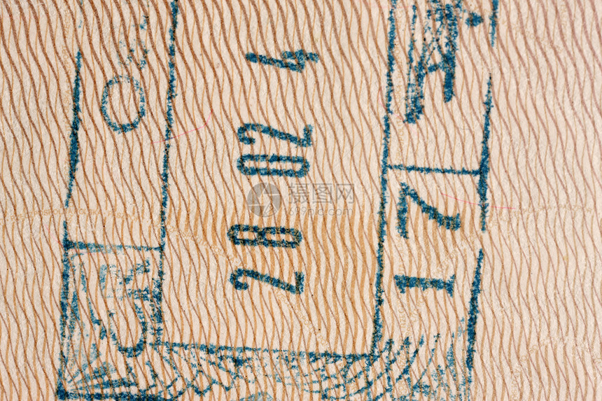 护照印章旅行移民控制管制签证邮票图片