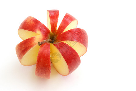 鲜花苹果红色营养水果食物背景图片