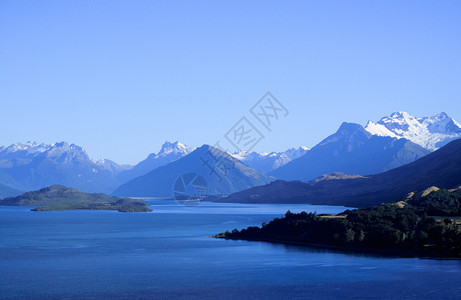 皇后镇和显著地区范围城市远足山脉全景顶峰奇异果天线国家火山旅行背景