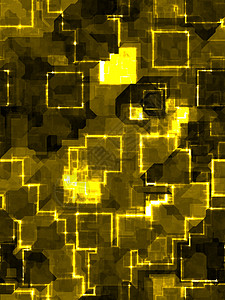 抽象的黄金平方背景耀斑强光正方形射线插图晴天墙纸黄色背景图片