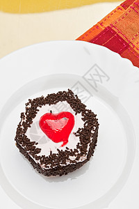 蛋糕食物糕点盘子巧克力奶油甜点背景图片
