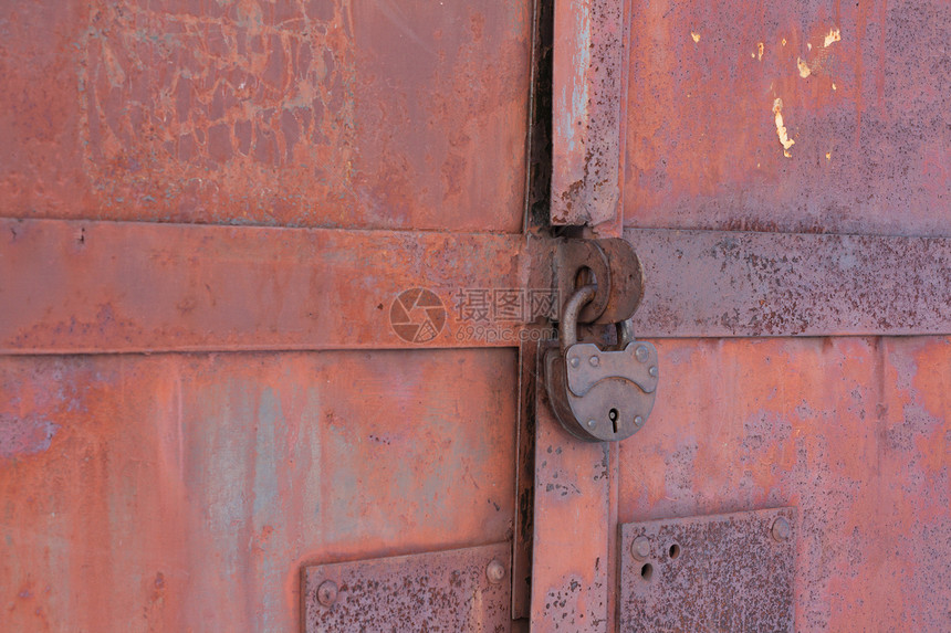 生锈的铁门入口装饰金属装饰品锁孔艺术指甲风格雕刻出口图片