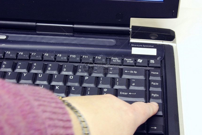 膝上型计算机键盘和屏幕电脑商业工作技术桌面职业笔记本鼠标垫数据互联网图片