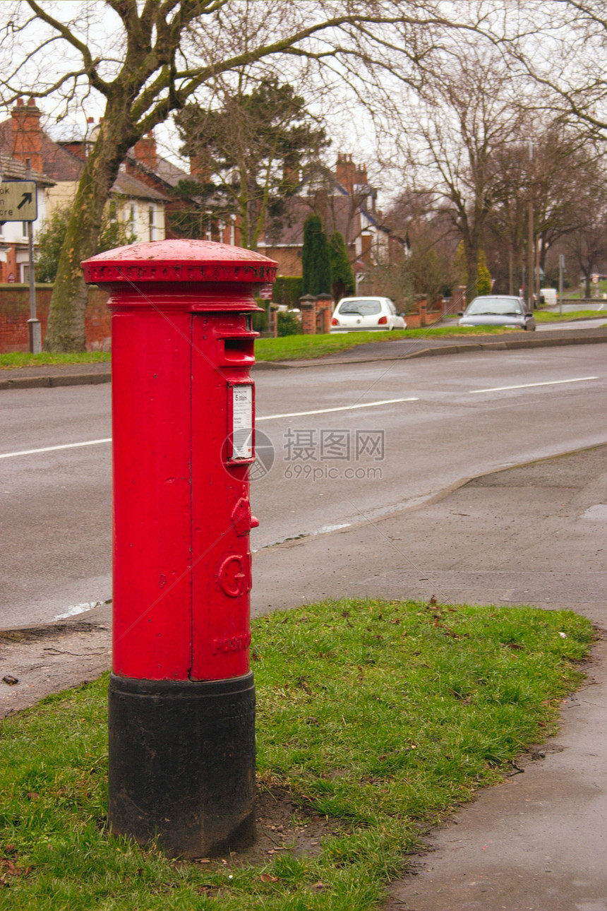 红色邮箱邮件送货信箱盒子写作邮局信封邮筒邮票沟通图片