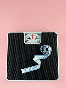 卫生间比例表测量粉色重量饮食磁带背景图片