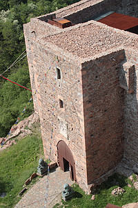 入境建筑废墟白色教会建筑学城堡高清图片