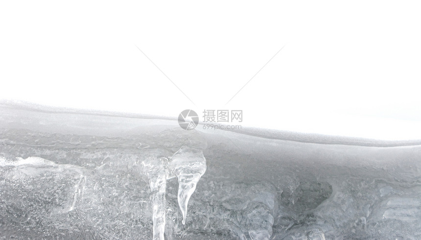 冰层晶石的宏生长钟乳石天气冰柱滴水图片