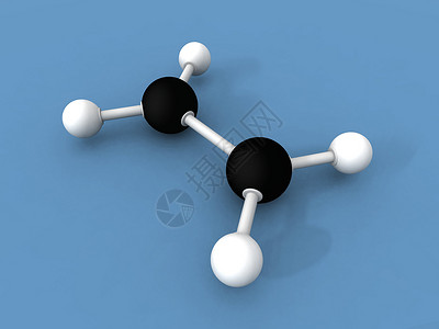 乙烯分子化合物化学品激素背景图片