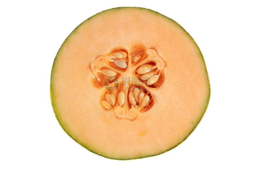 坎塔罗普食物饮食营养橙子水果图片