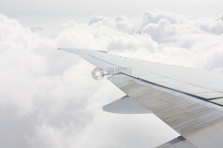 连翼天堂舷窗海洋飞机空气蓝色地平线天空乘客飞行图片