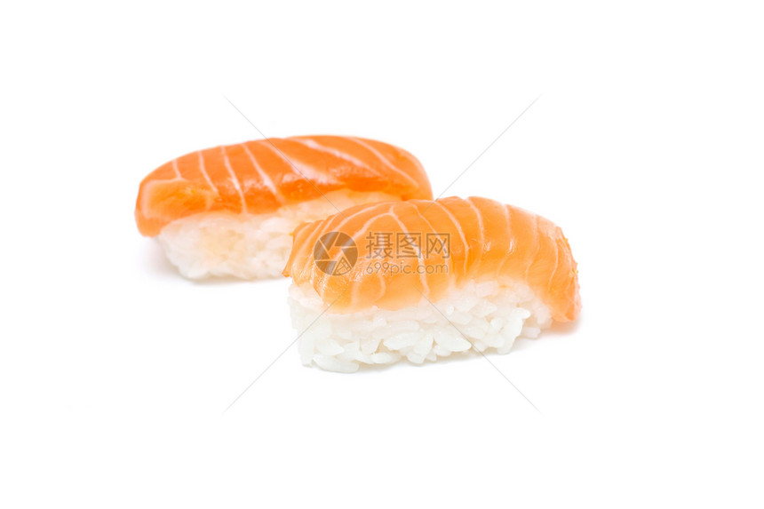盐尼吉里海鲜文化拼盘白色盘子食物饮食小吃寿司午餐图片