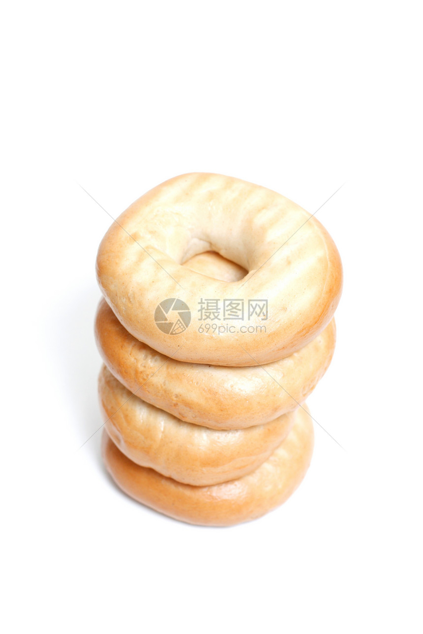 百吉饼面包脆皮棕色饮食摄影小麦白色圆圈早餐反射图片