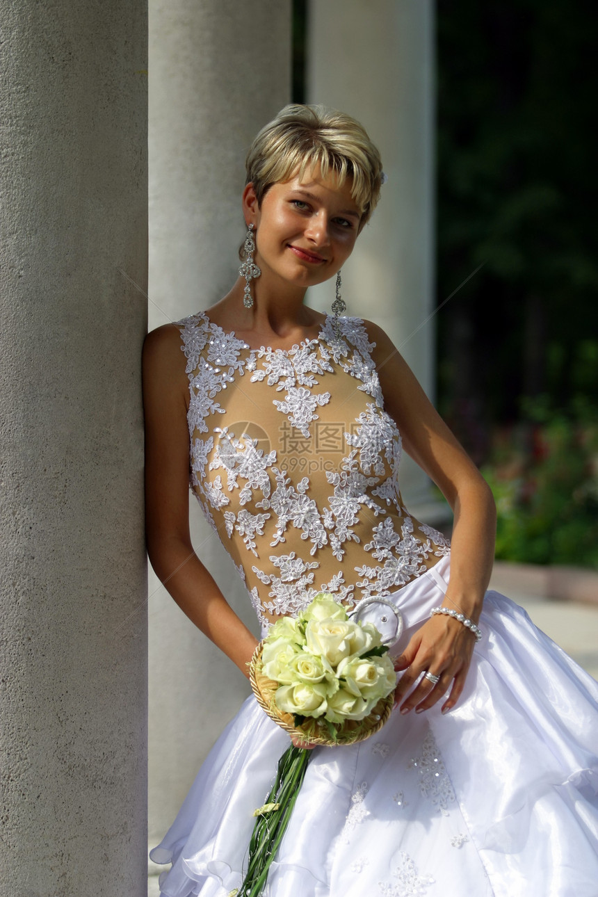 美丽的新娘女士花束项链未婚夫女孩花朵婚礼眼睛选手面纱图片