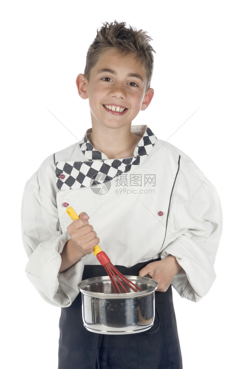 厨煮饭平底锅烹饪水壶孩子厨师图片