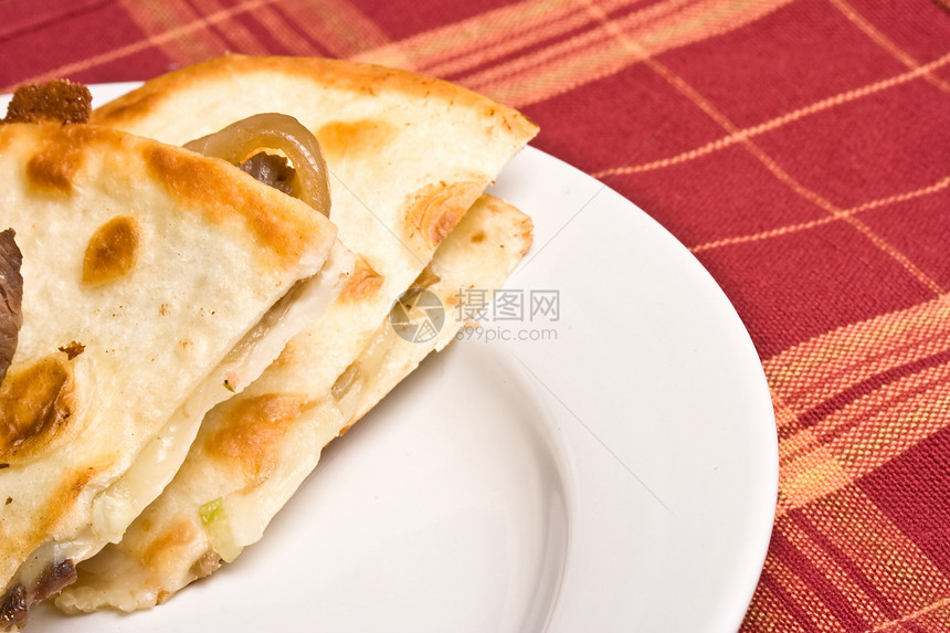 格萨迪利亚语Name牛扒蔬菜面包用餐美食食物香料餐厅馅饼午餐图片