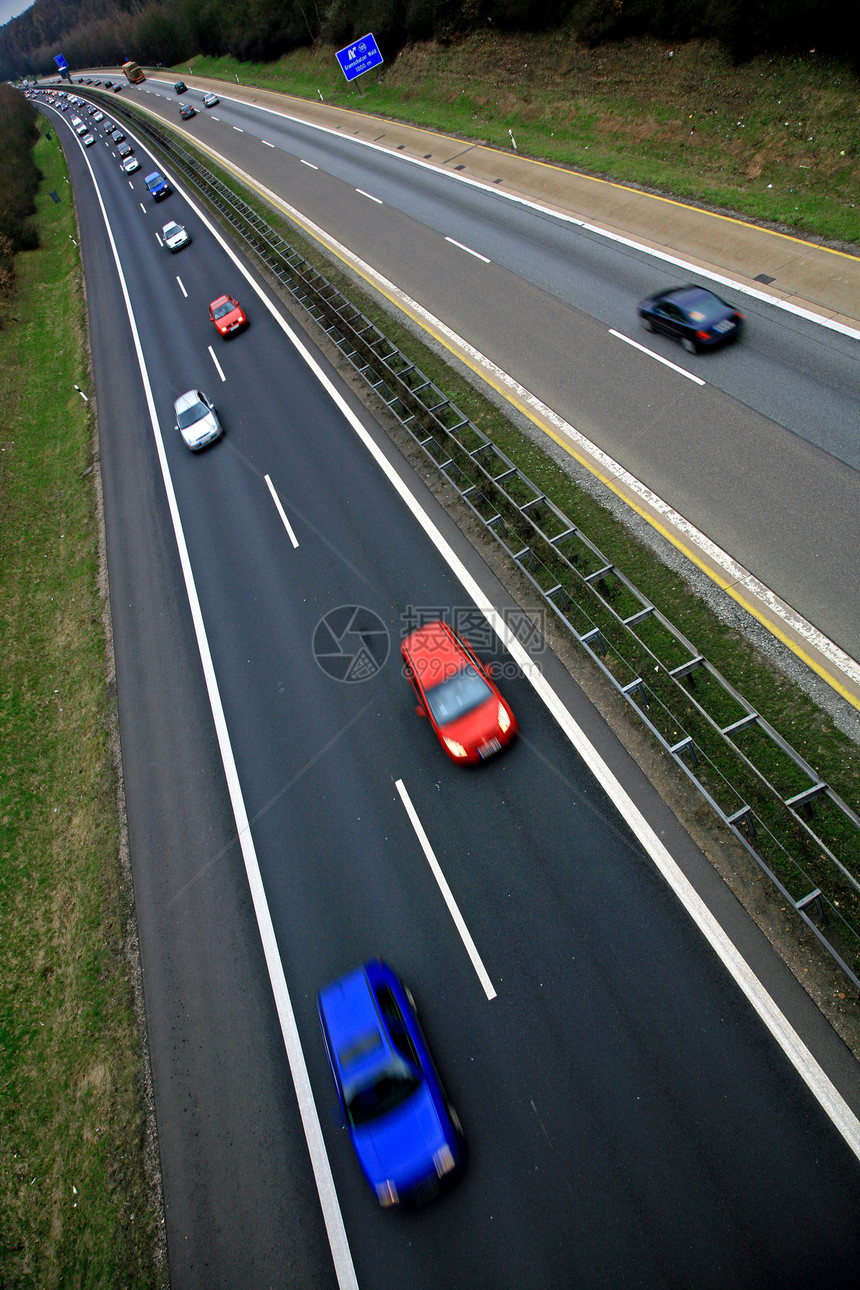 自动bahn路线汽车蓝色街道赛道驾驶红色绿色线条运输图片