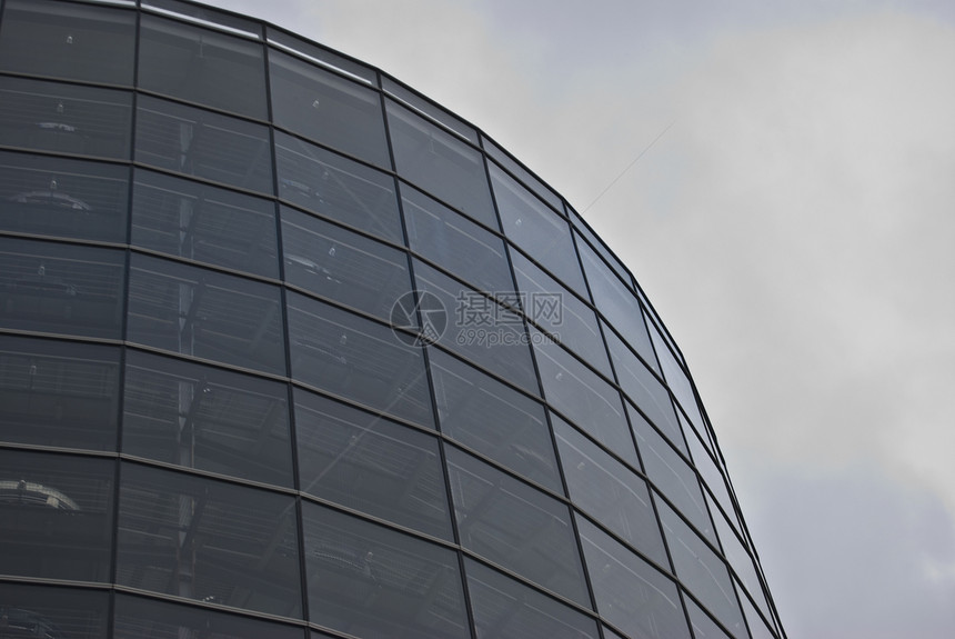 现代建筑蓝色建筑学天空城市商业反射办公室玻璃图片