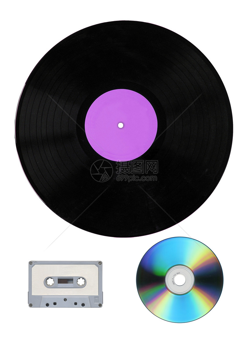 乙烯记录技术标签塑料模拟音乐艺术图片