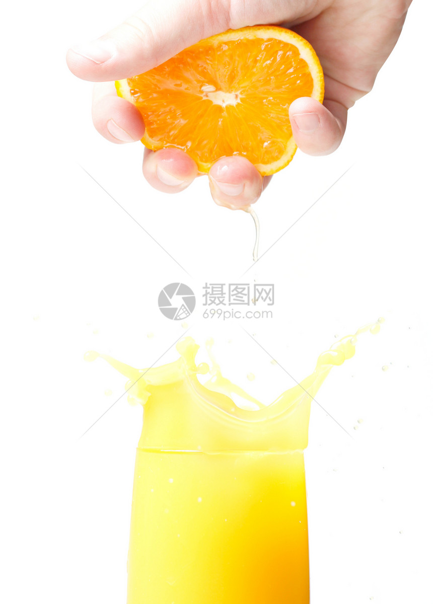 橙汁气泡漩涡热带橙子海浪药品液体果汁水果溪流图片