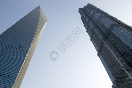 上海最高摩天大楼景观建筑城市建筑学城市化商业背景图片