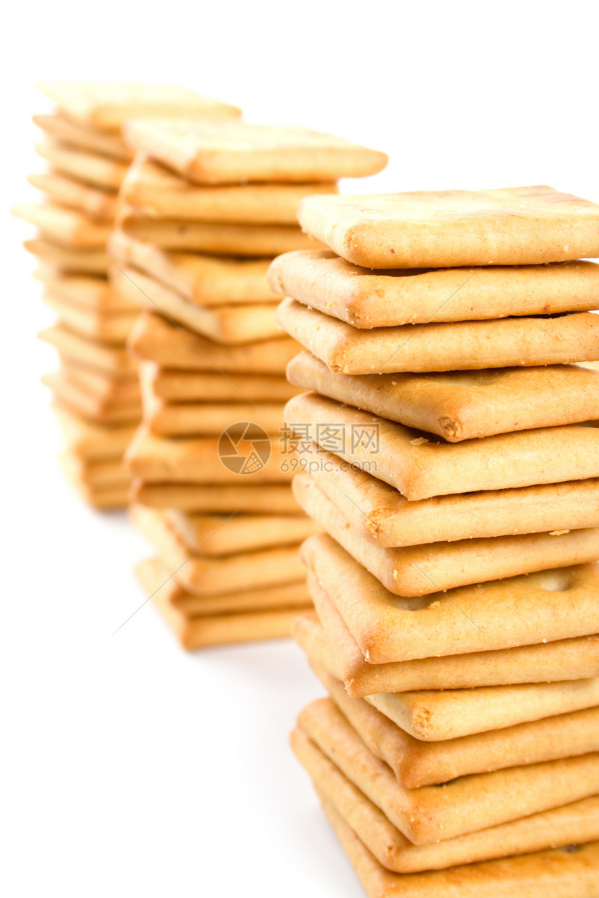 三堆曲奇饼食物糖果白色营养宏观小吃甜点饼干紧缩糕点图片
