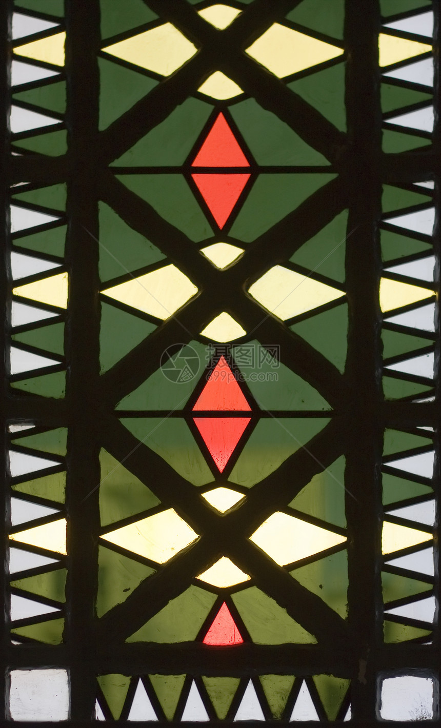 教堂的彩色玻璃图片