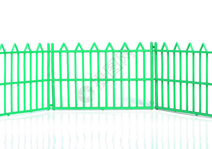 栅栏花园白色玩具背景图片