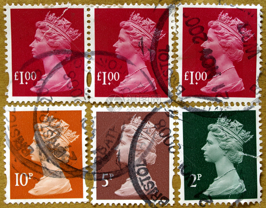 英国邮票邮资空邮橡皮女王邮件船运邮政信封仪表空气图片
