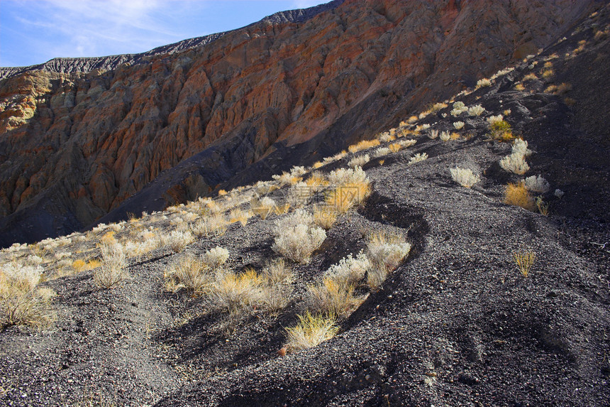 乌贝海贝火山矿物编队温度气候岩石沙漠裂缝侵蚀国家环境图片