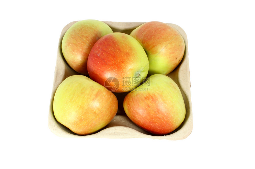 提取新鲜苹果小吃营养红色食物水果绿色图片