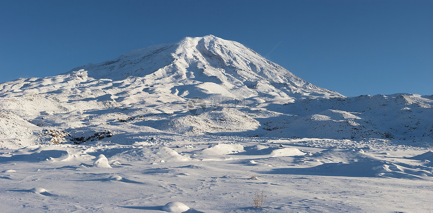 冬季阿拉拉特山全景图片