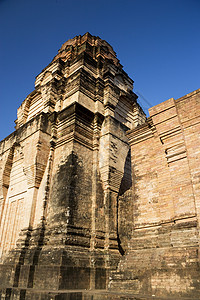 柬埔寨普拉萨特克拉万建筑红土建筑物佛教徒收获宗教建筑学寺庙王国世界背景图片
