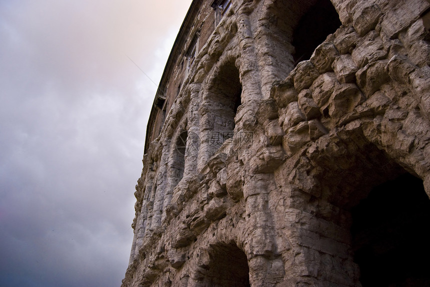 马塞洛茶地拱门废墟历史纪念碑建筑地标剧院石头旅游考古学图片