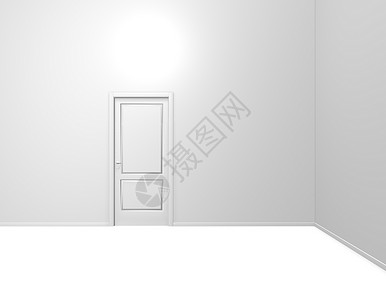 白色房间伤口画廊入口地面框架插图出口背景图片