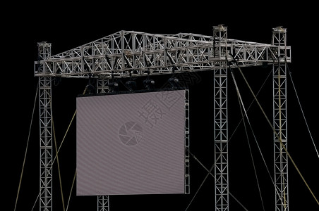 大户外屏幕设备宽屏媒体建筑结构平面背景图片