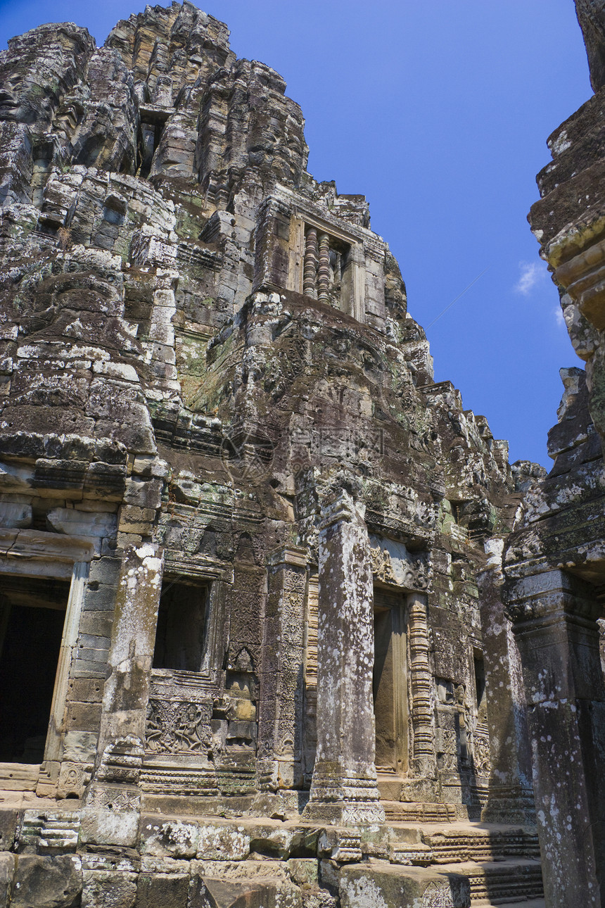 柬埔寨吴哥托姆文化寺庙地标建筑学电影高棉语考古学佛教徒建筑物废墟图片