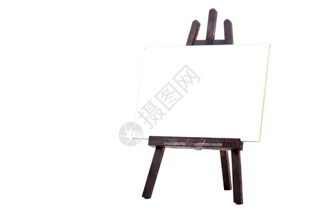 Easel公司艺术展览木板空白窗户帆布画架艺术家广告牌绘画背景图片