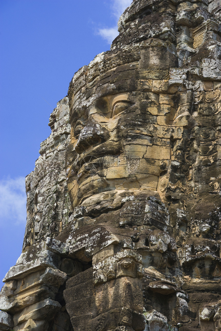 柬埔寨吴哥通南门高棉语宗教王国雕像纪念碑废墟雕塑雕刻地标世界图片