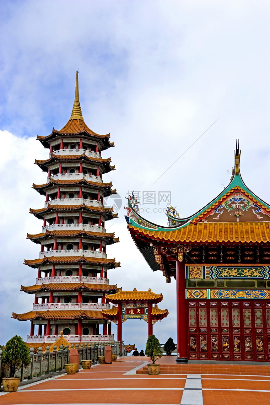 中国圣殿和寺庙传统宗教文化建筑学精神崇拜历史艺术上帝信仰图片
