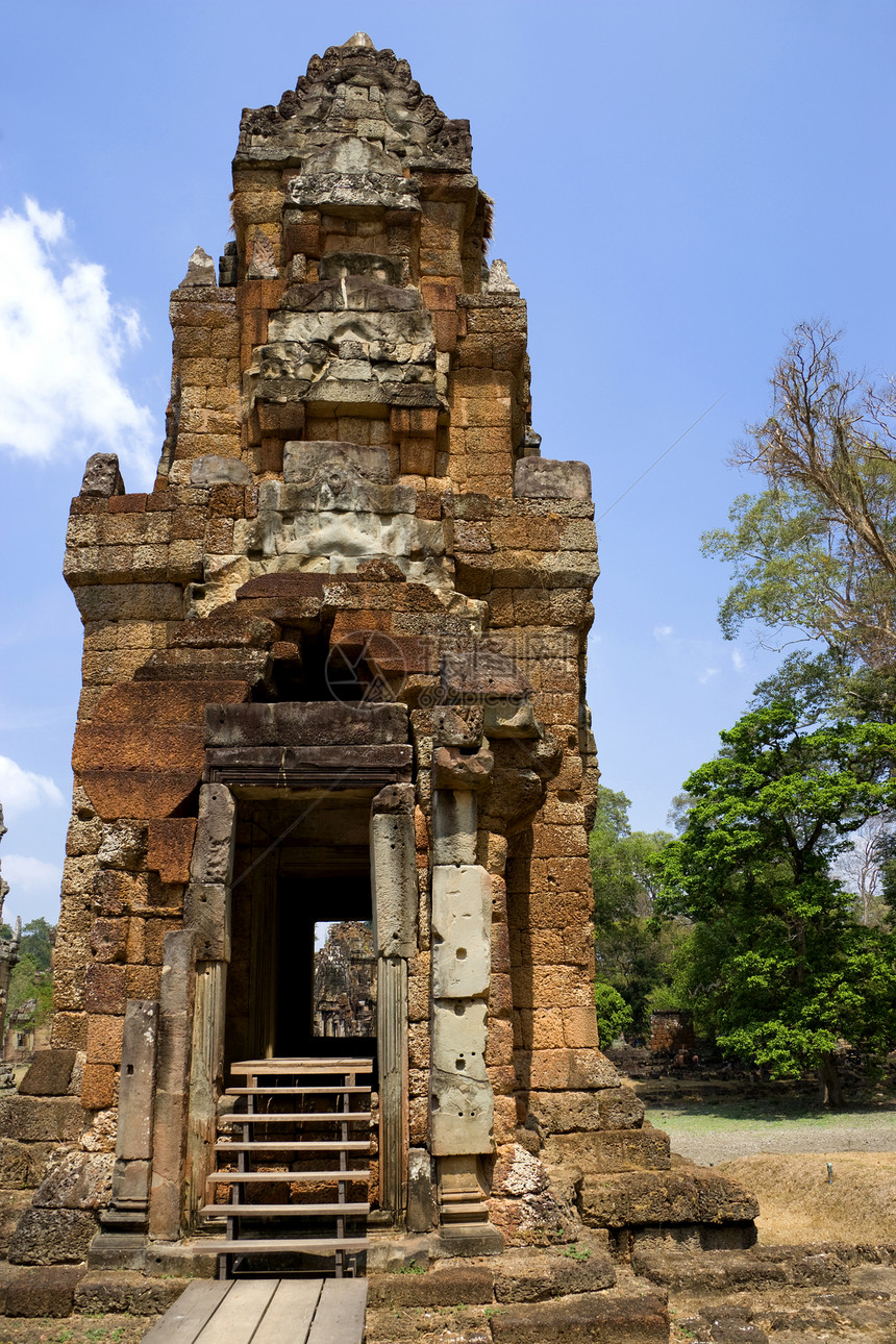 柬埔寨王国宗教舞者红土佛教徒建筑世界收获建筑学废墟图片