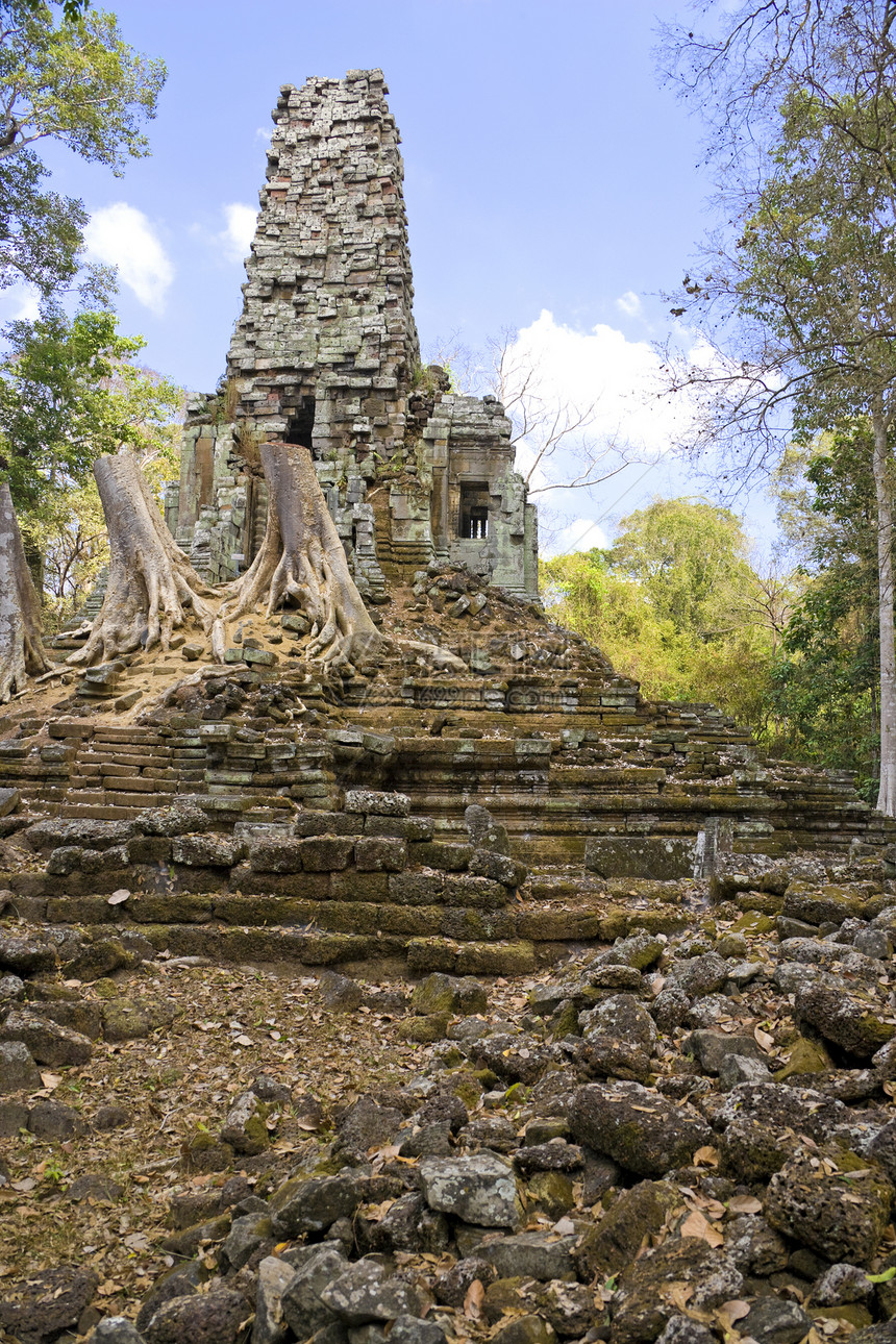 柬埔寨帕利莱寺庙崇拜高棉语建筑学遗产建筑物砂岩文化建筑帝国宗教图片